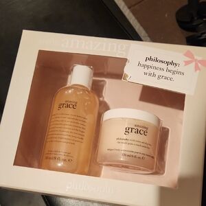 Philosophy Amazing Grace Set with Pink and White Packaging